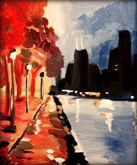 Painting & Drinks at Standard Bar & Grill! (6/8/14)