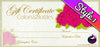 Copy of HUGE SALE on Holiday Gift Certificates