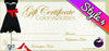 Copy of HUGE SALE on Holiday Gift Certificates